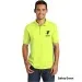 Adult 5.5-Ounce Jersey Knit Polo - Screen Printed (Black Ink) 