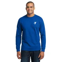 Adult 5.5oz 50/50 Long Sleeve Cotton Tee  